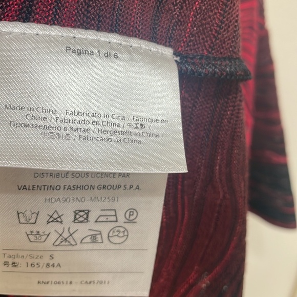 Missoni Red Gradient Mesh Knit Top—GORGEOUS Fabric & Colors—Like New! Size S - Picture 7 of 10